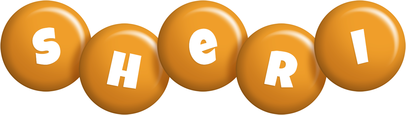 Sheri candy-orange logo