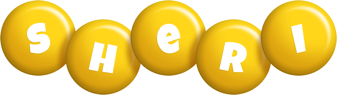 Sheri candy-yellow logo
