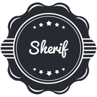 Sherif badge logo