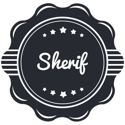Sherif badge logo