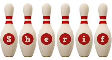 Sherif bowling-pin logo