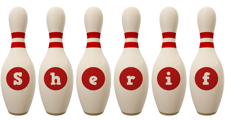 Sherif bowling-pin logo