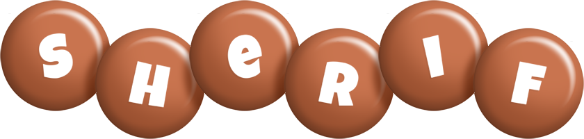 Sherif candy-brown logo