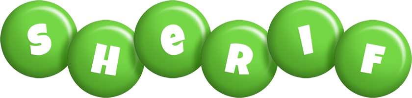Sherif candy-green logo