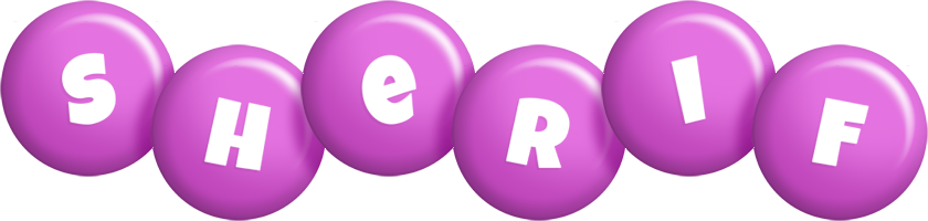 Sherif candy-purple logo