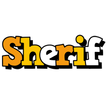 Sherif cartoon logo