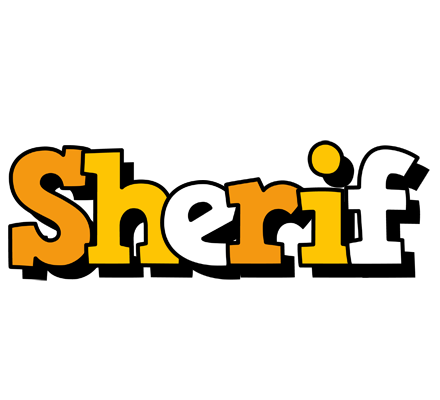 Sherif cartoon logo