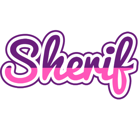 Sherif cheerful logo
