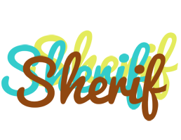Sherif cupcake logo