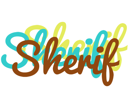 Sherif cupcake logo
