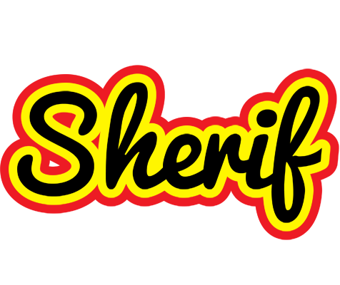Sherif flaming logo