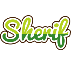 Sherif golfing logo