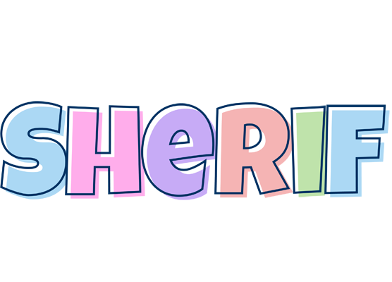 Sherif pastel logo