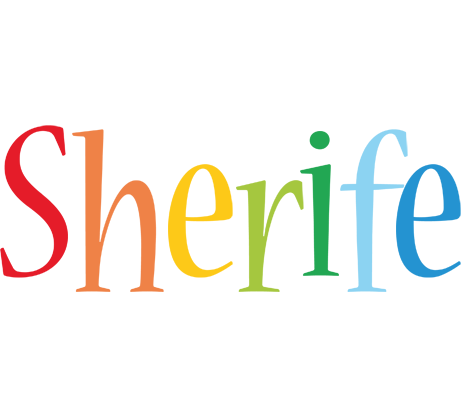 Sherife birthday logo