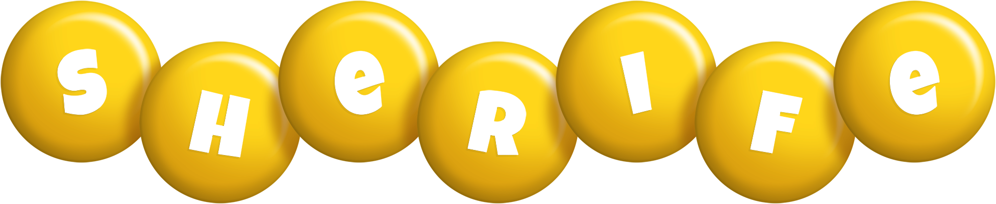 Sherife candy-yellow logo