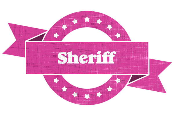 Sheriff beauty logo
