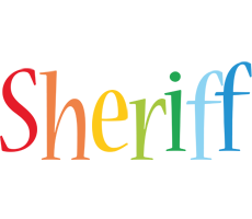 Sheriff birthday logo