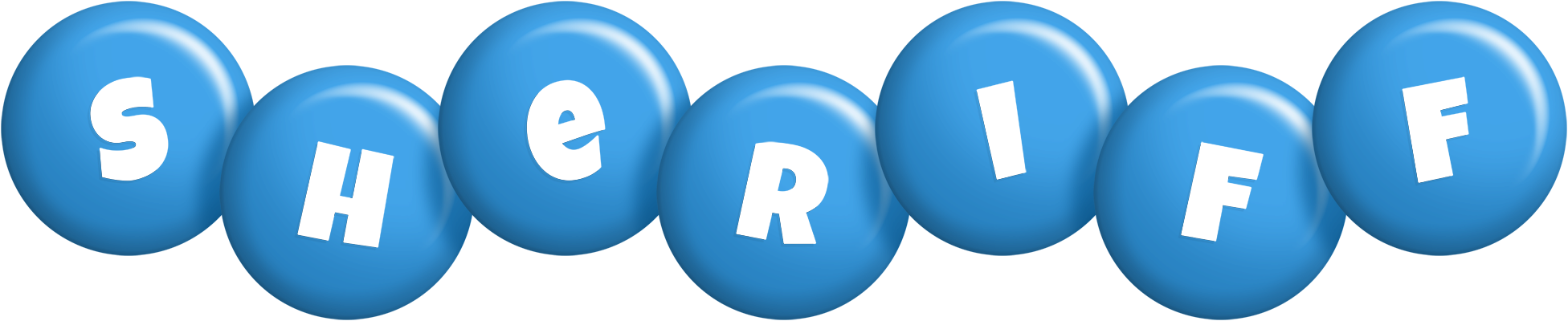 Sheriff candy-blue logo