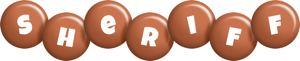 Sheriff candy-brown logo