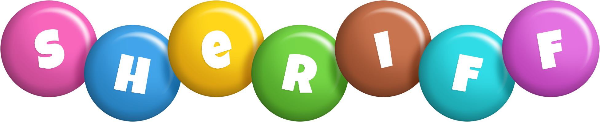 Sheriff candy logo