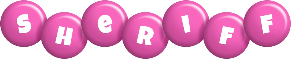 Sheriff candy-pink logo