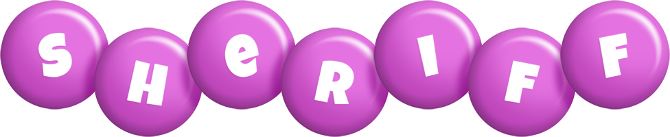 Sheriff candy-purple logo