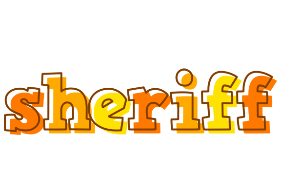 Sheriff desert logo