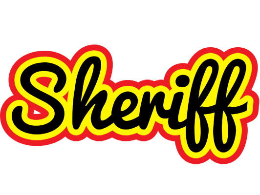 Sheriff flaming logo