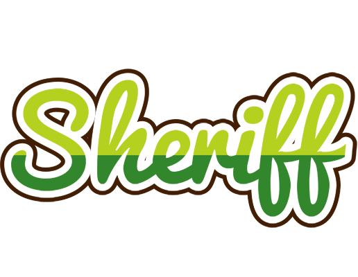 Sheriff golfing logo