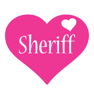 Sheriff love-heart logo
