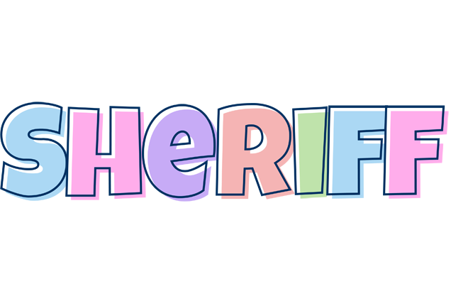 Sheriff pastel logo