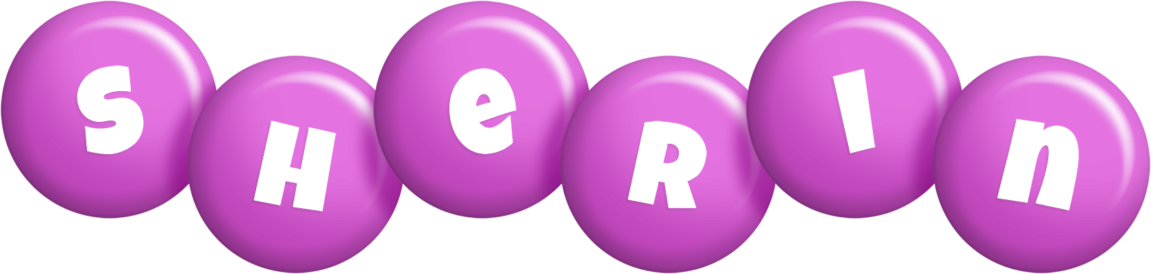 Sherin candy-purple logo