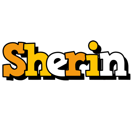 Sherin cartoon logo