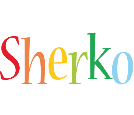 Sherko birthday logo