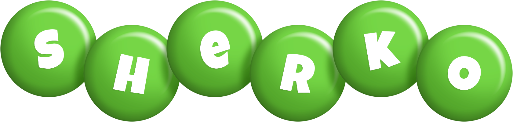 Sherko candy-green logo
