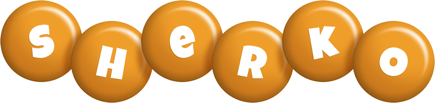 Sherko candy-orange logo