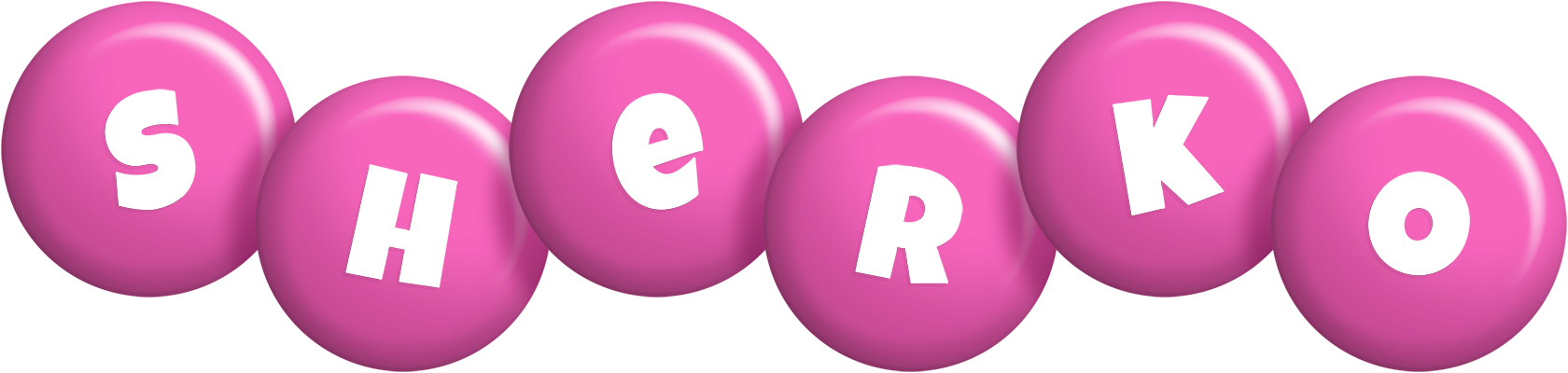 Sherko candy-pink logo