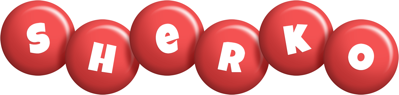 Sherko candy-red logo