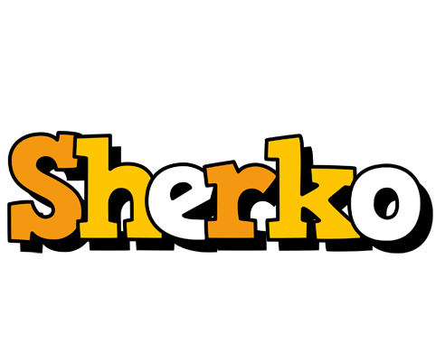 Sherko cartoon logo