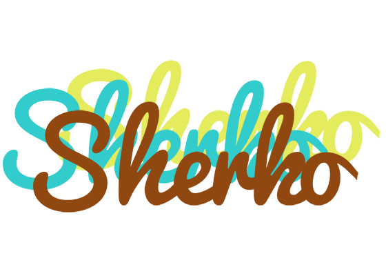Sherko cupcake logo