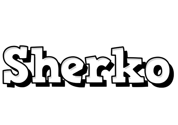 Sherko snowing logo