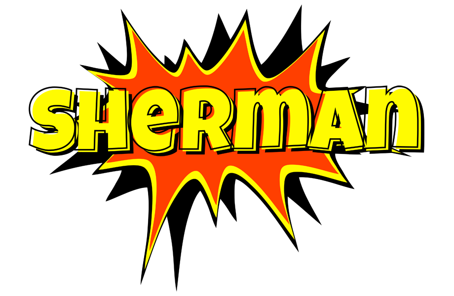 Sherman bazinga logo
