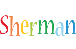 Sherman birthday logo