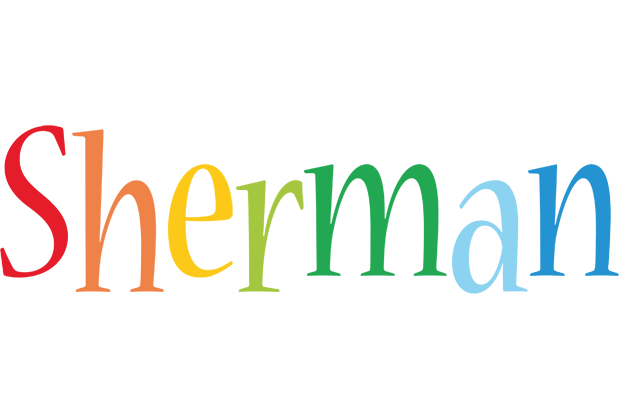 Sherman birthday logo