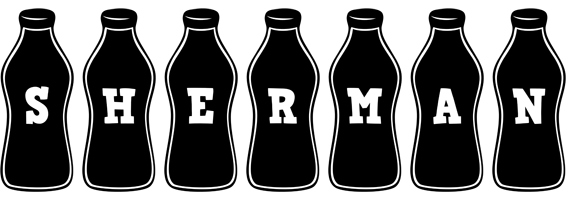 Sherman bottle logo