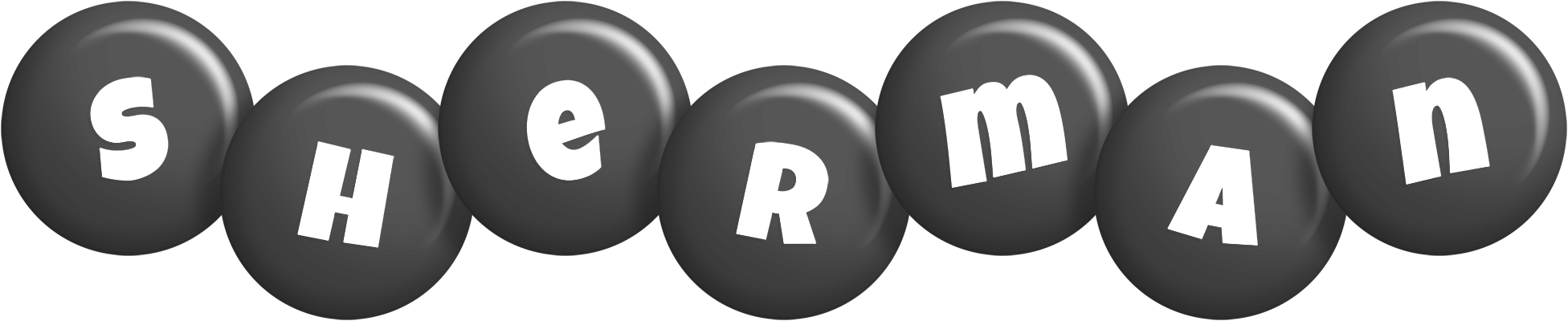 Sherman candy-black logo