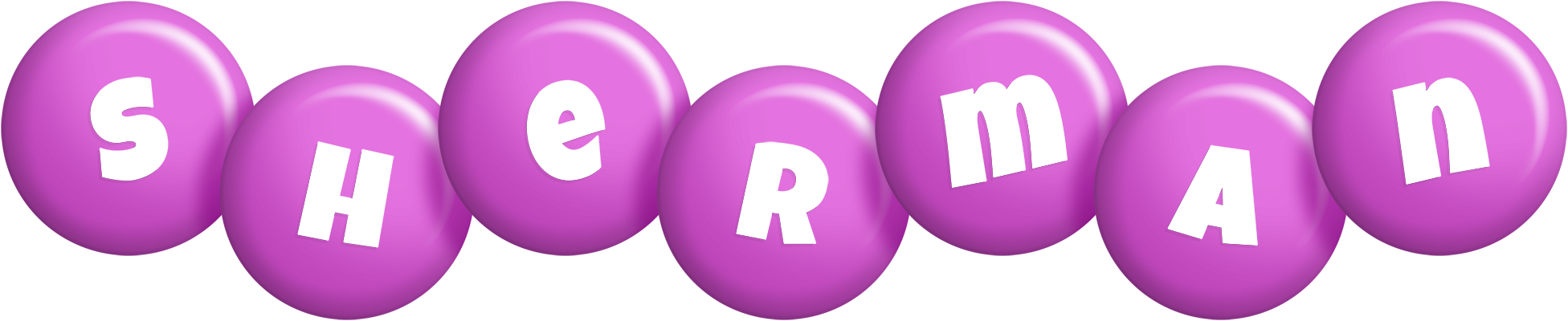 Sherman candy-purple logo