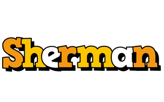 Sherman cartoon logo