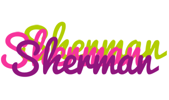 Sherman flowers logo