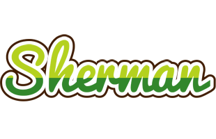 Sherman golfing logo